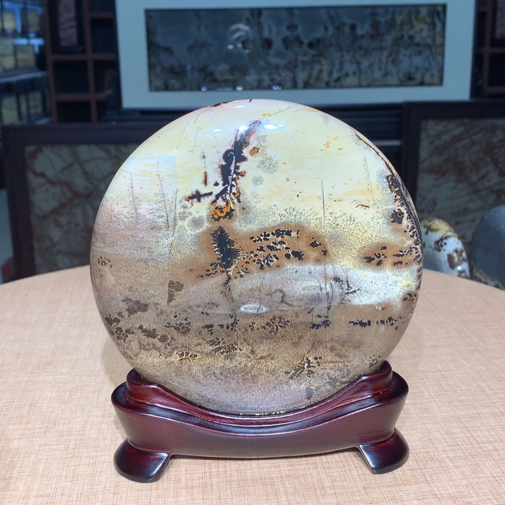 广西国画石摆件，观赏收藏