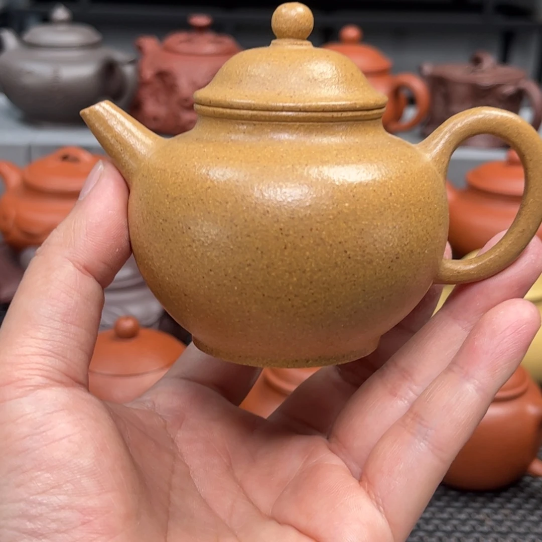 紫砂茶壶紫砂艺术茶具套装黄金段