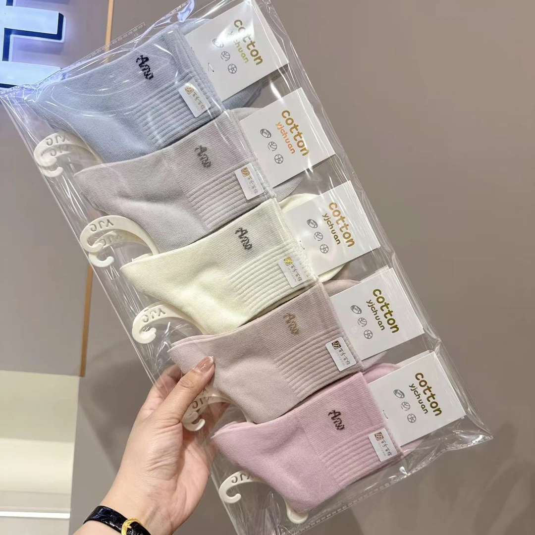 秋冬款女士运动棉袜子,抗菌保暖不闷脚,