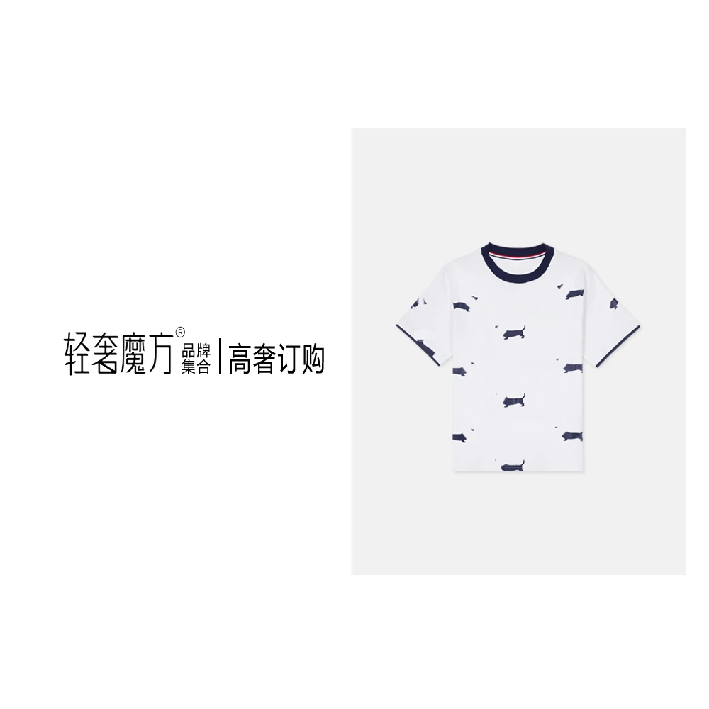 BV夏季男女同款时尚百搭印花百塔宽松T恤圆领休闲短袖SBV24300