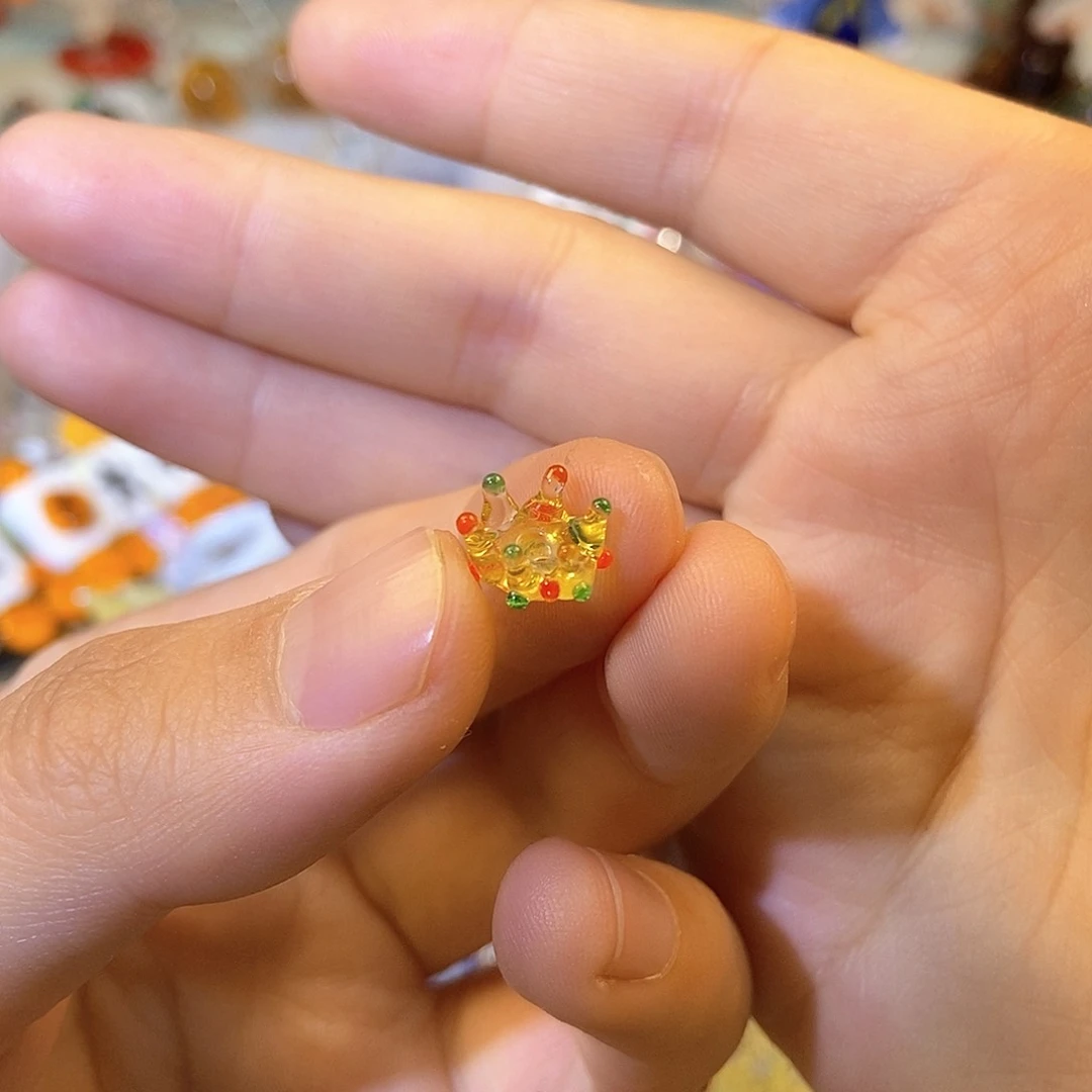 琉璃手工艺品皇冠