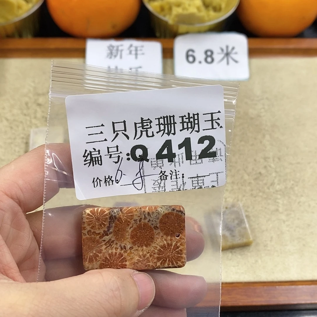 硅化珊瑚（珊瑚玉）1未镶嵌鹏**里