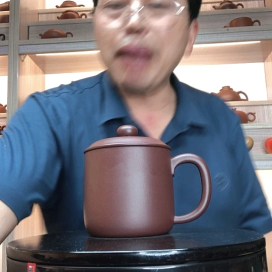 紫泥茶杯老板杯容量500
