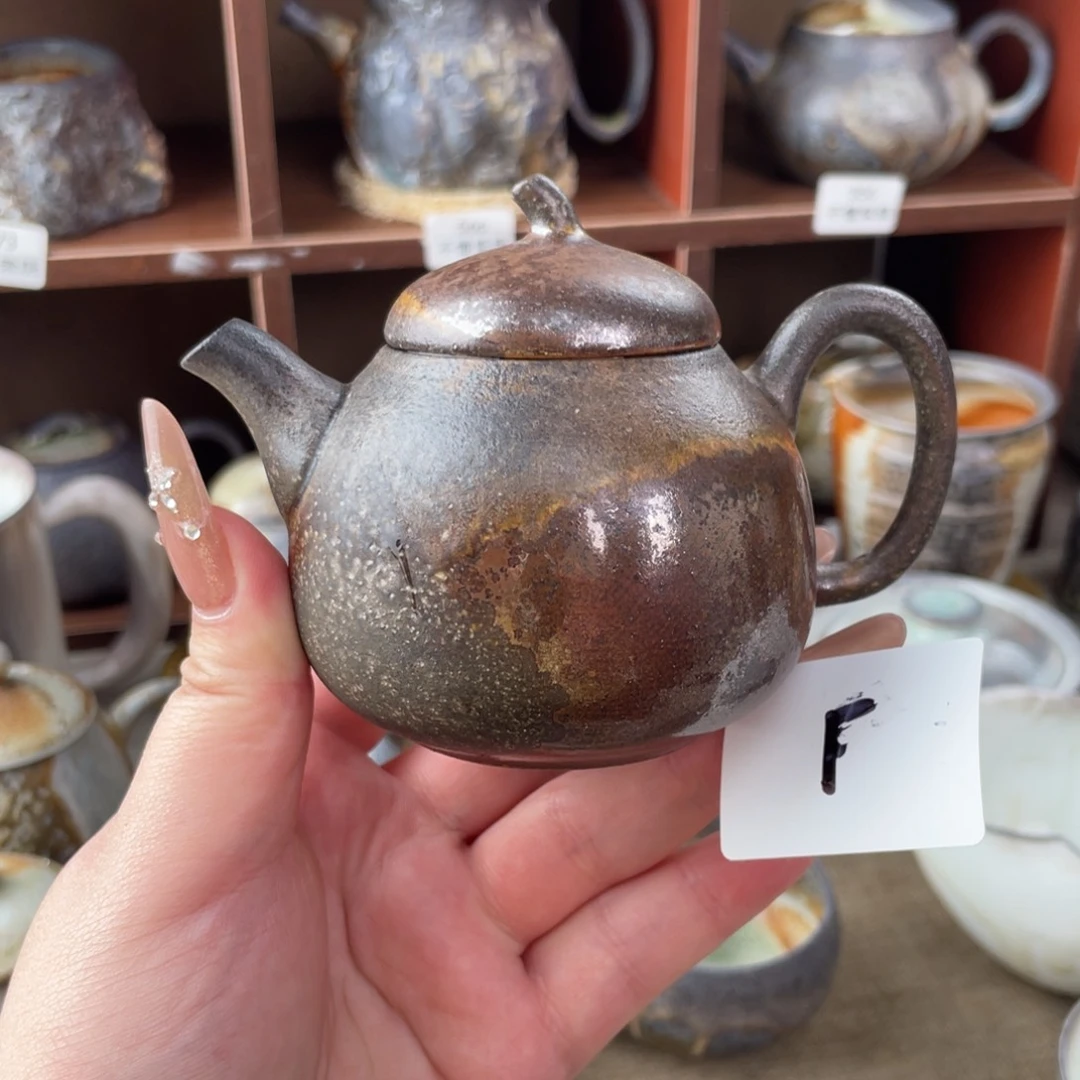 陶泥茄瓜壶160c。～