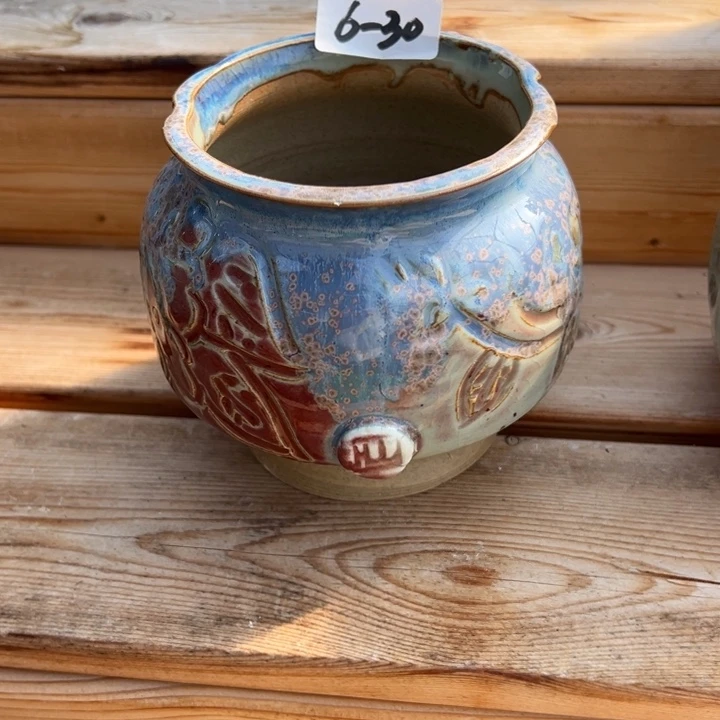 陶瓷6-30花盆小鹿园艺