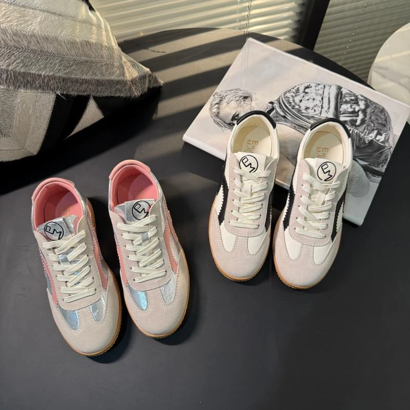 EM2025春夏网红透气运动休闲百搭板鞋时尚复古厚底女款潮鞋