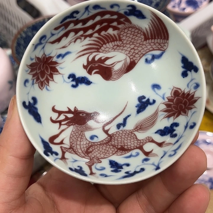 陶摆件景德镇陶瓷主人杯23444