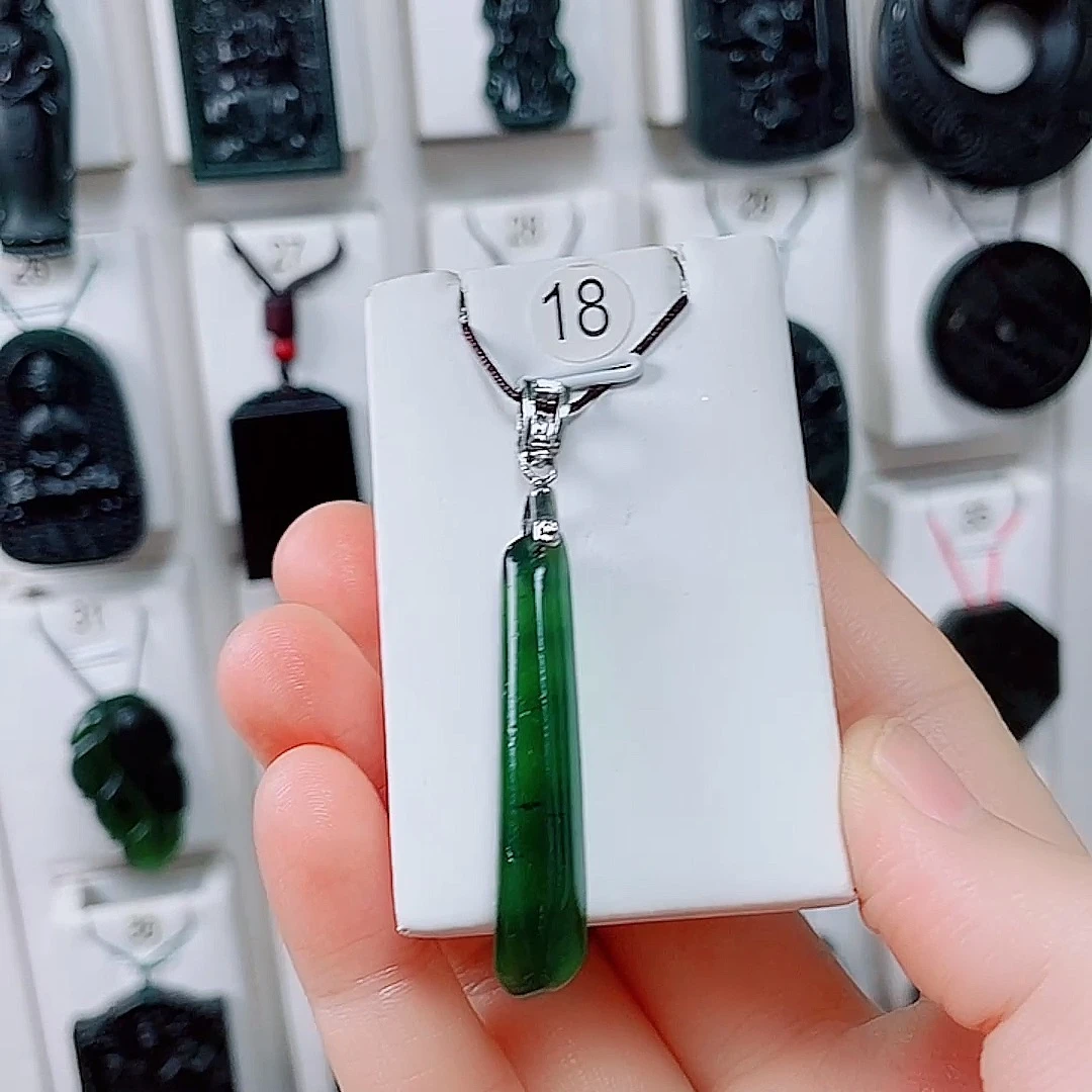 火***哥蛇纹石玉未镶嵌手链