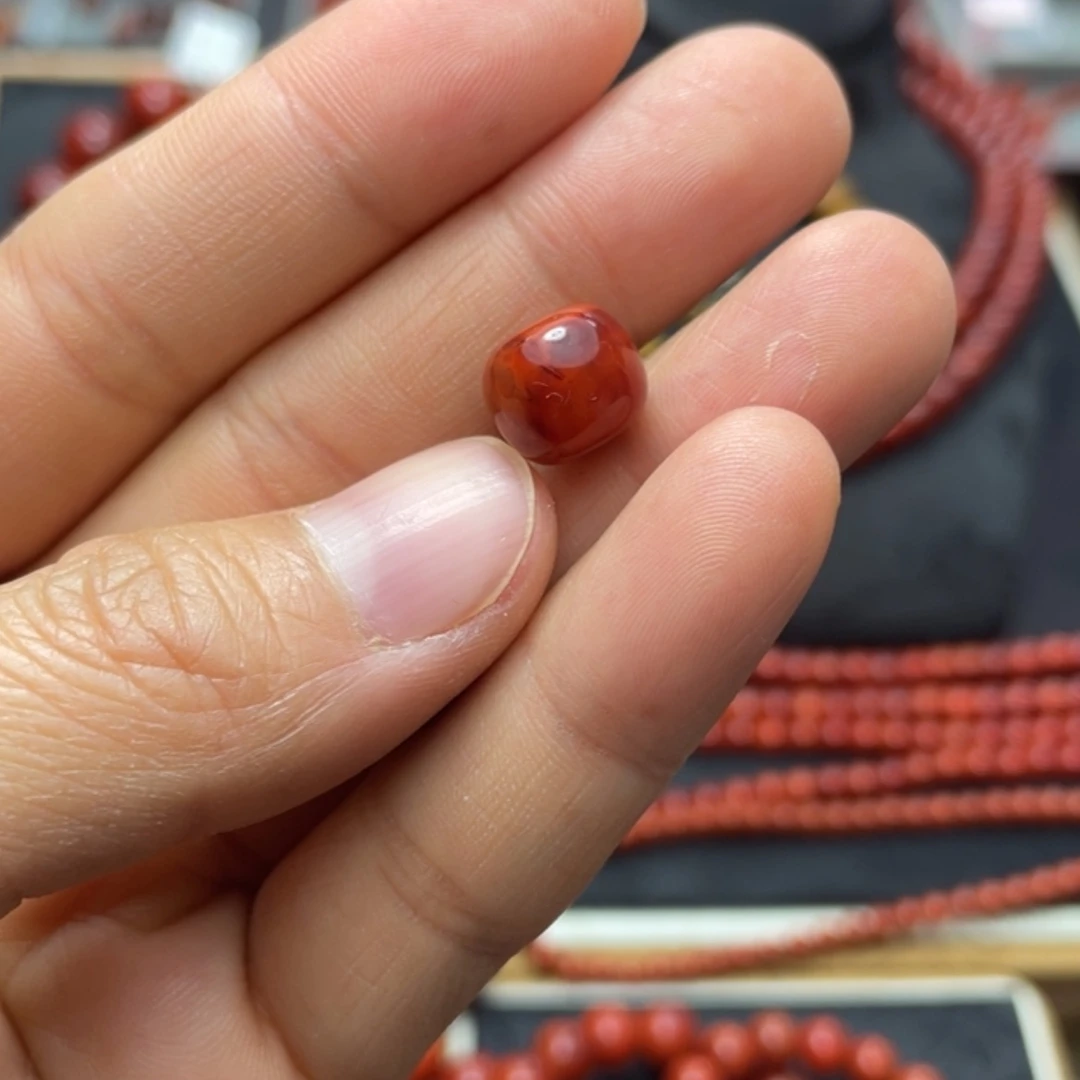 【闪购商品】南红玛瑙单珠10多样性发1未镶嵌