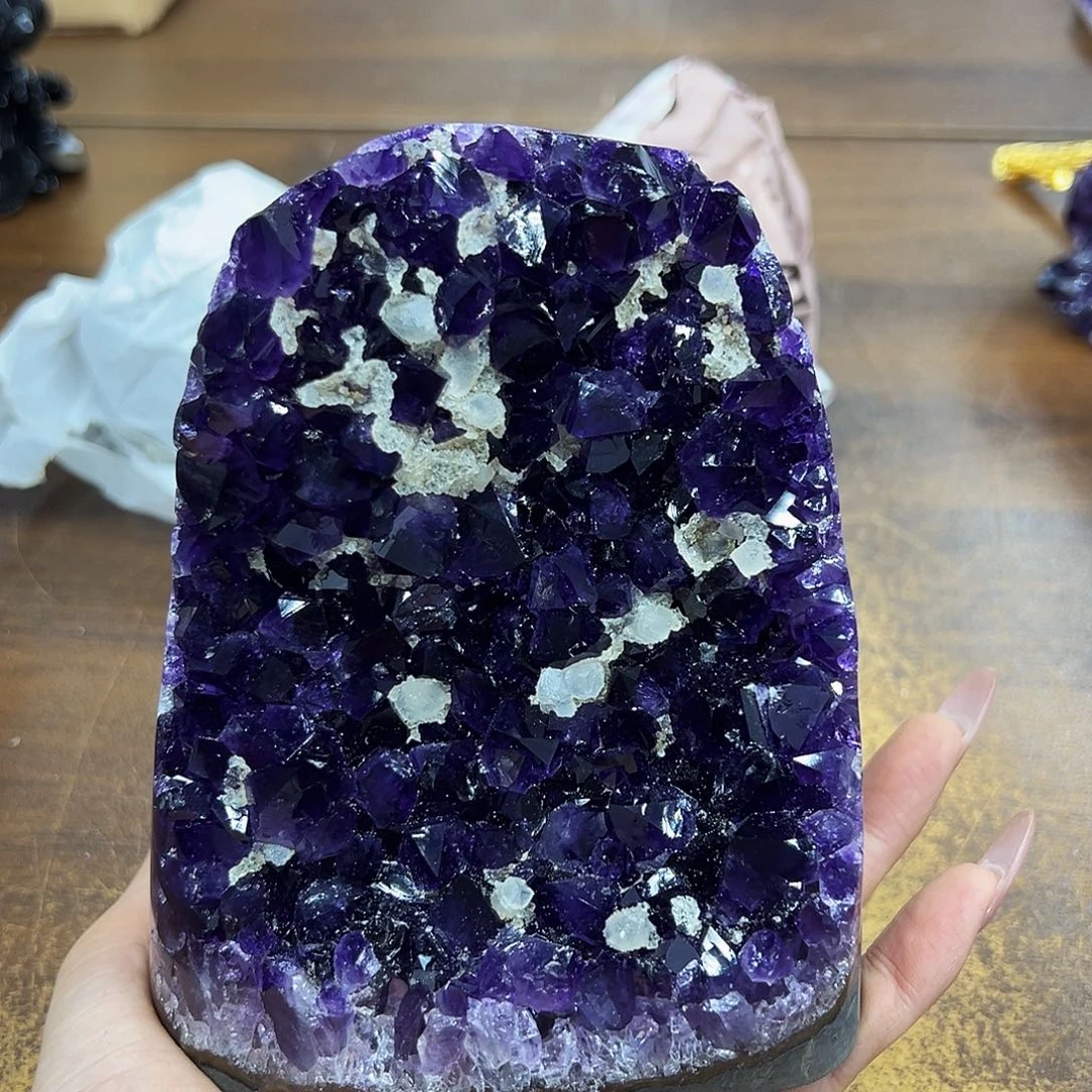紫晶摆件未镶嵌晶体
