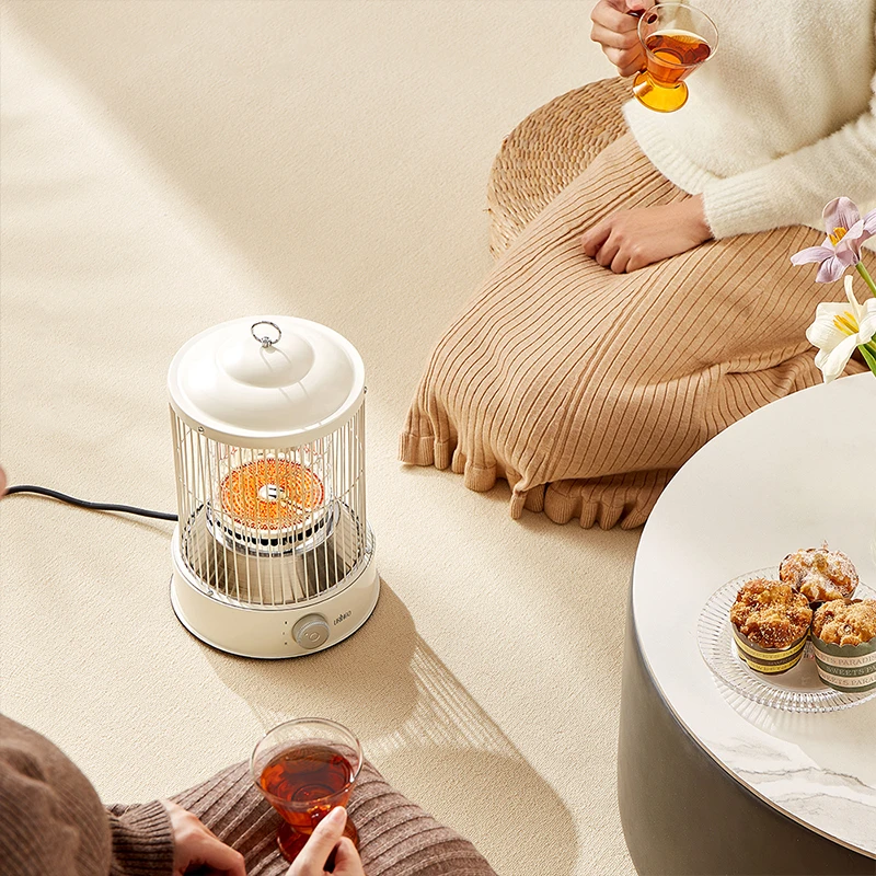 七彩叮当暖风机小型家用小型卧室办公室宿舍桌面省婴儿取暖器电暖