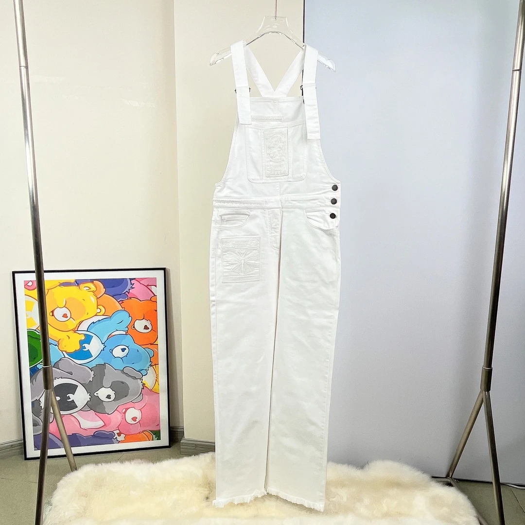 99新 Valentino/华伦天奴 牛仔背带裤/25码/Xspn5210