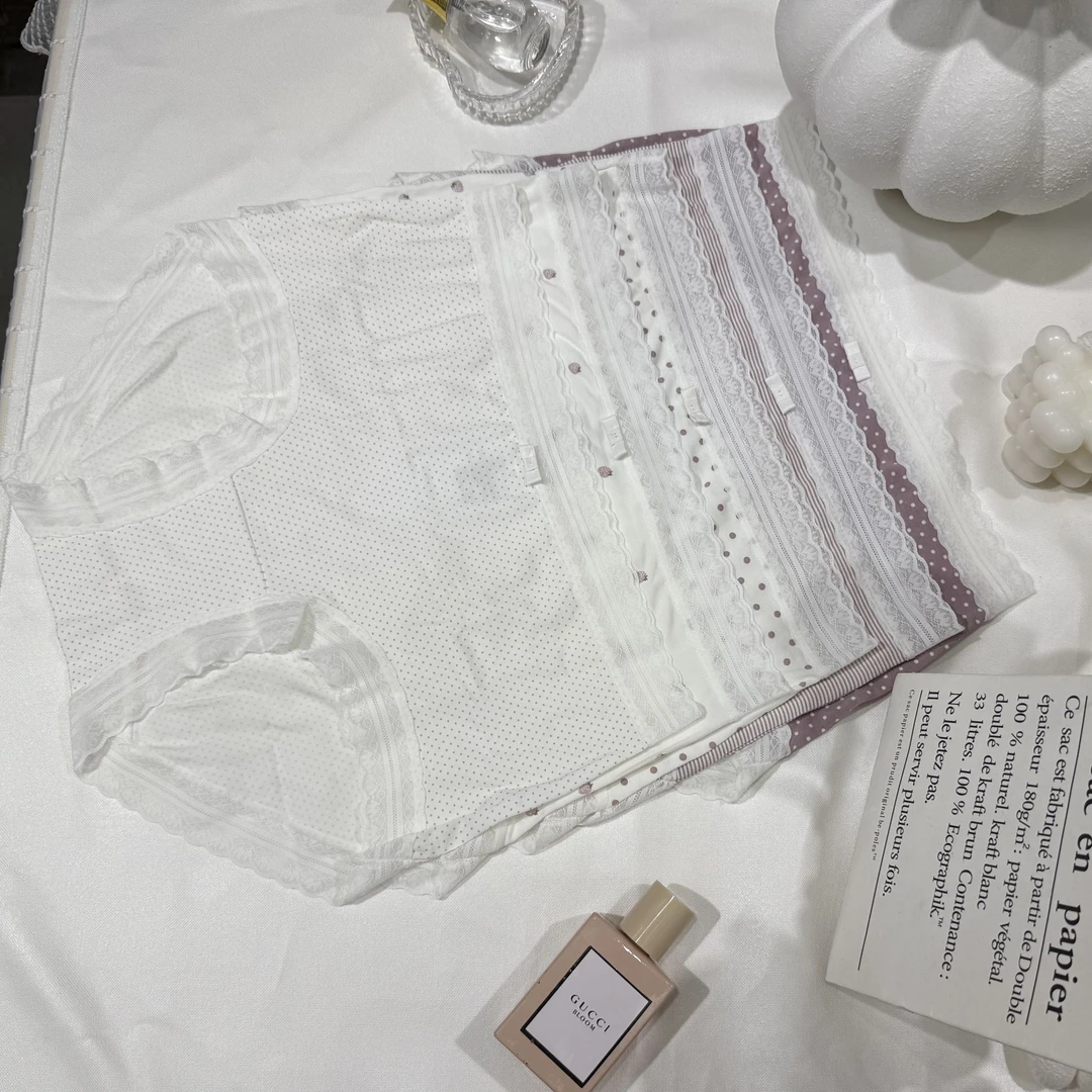 莫代尔内裤女中腰舒适亲肤透气森系清纯女士三角短裤抑菌无痕夏天