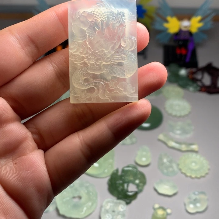 未镶嵌岫玉吊坠(不含链)