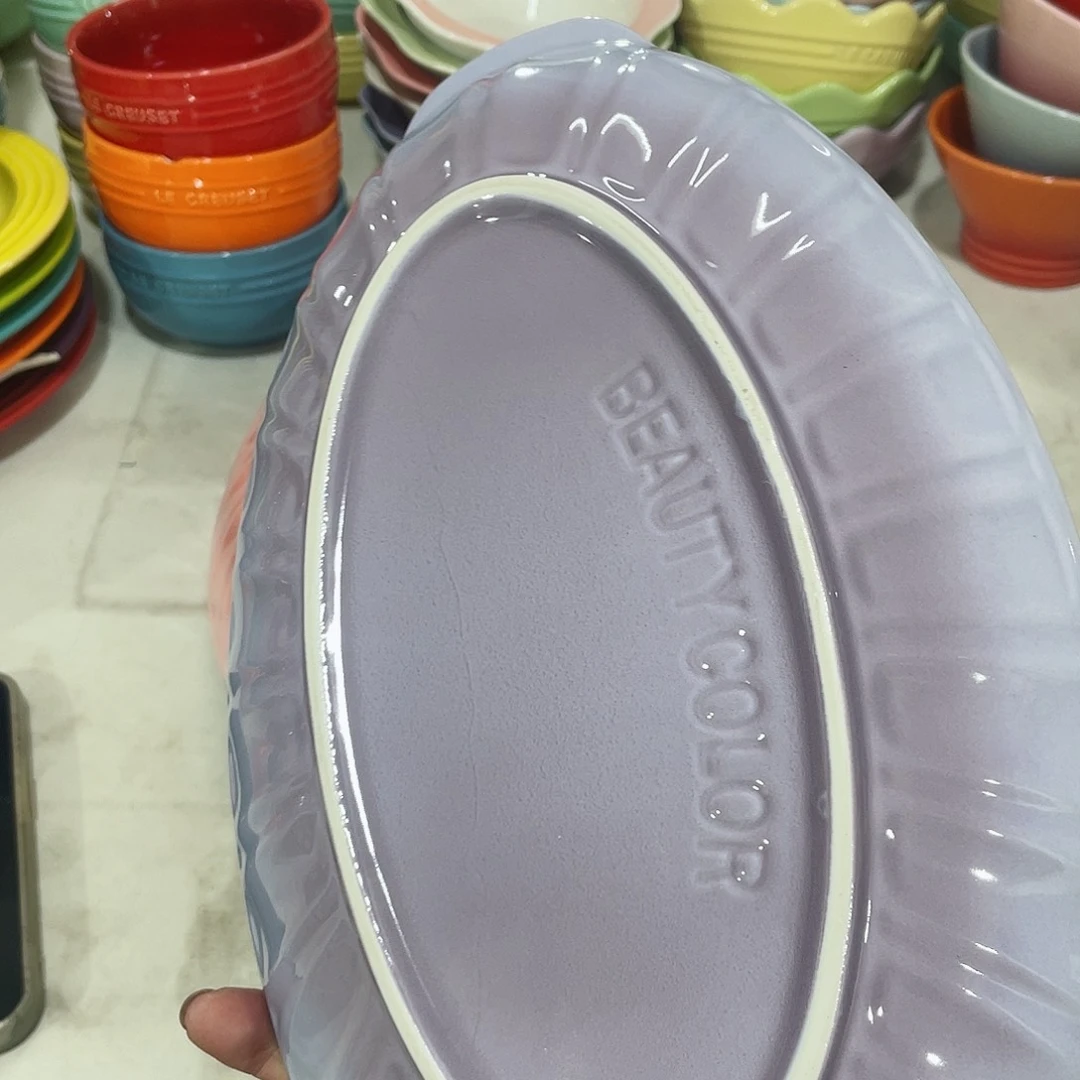 瓷片微瑕陶瓷餐具1个装精品