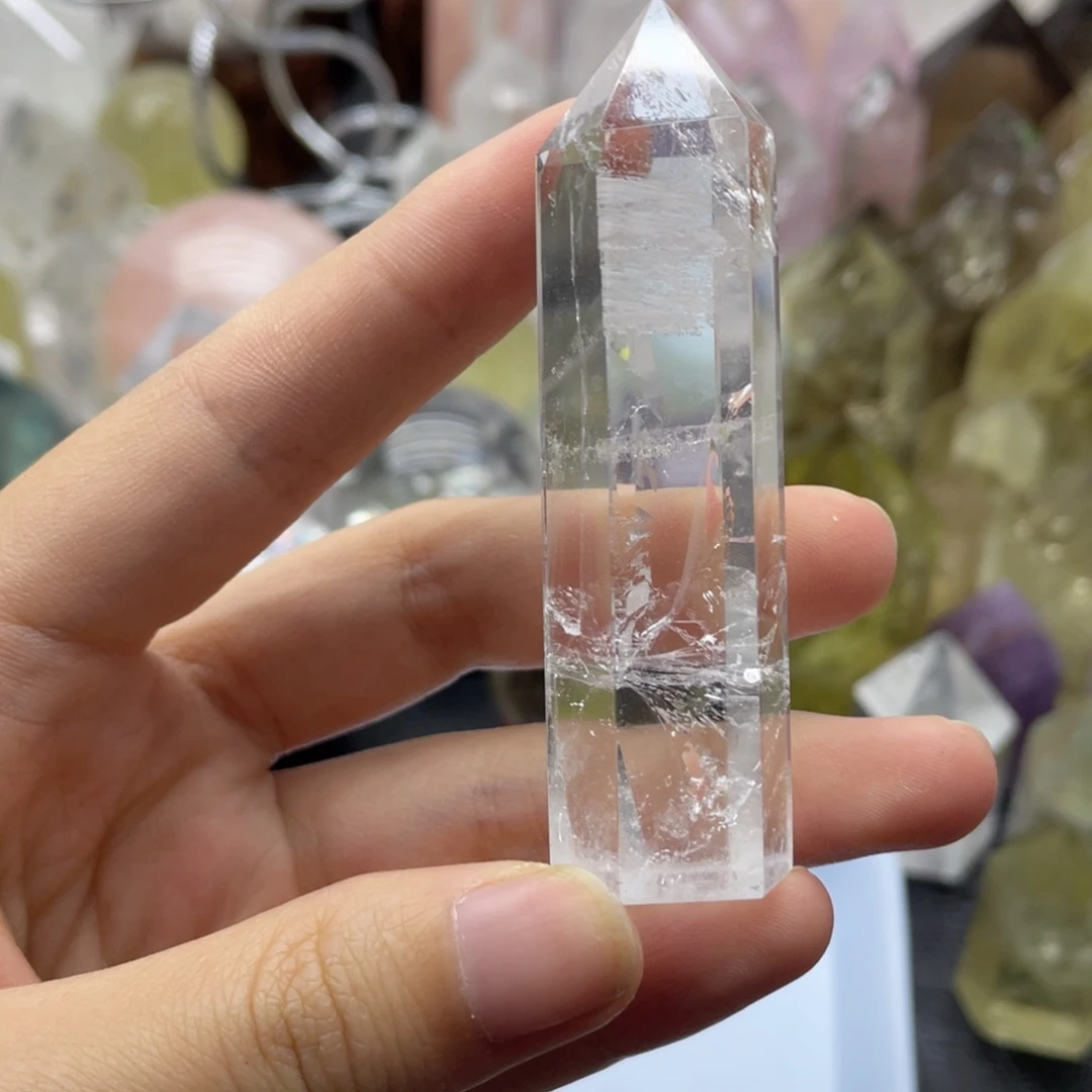 4未镶嵌水晶白水晶柱