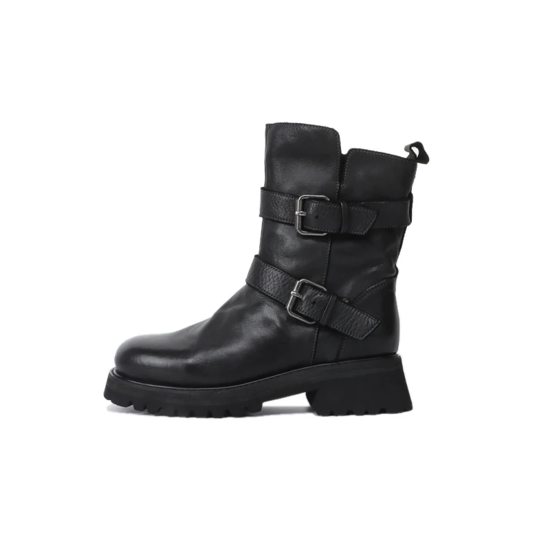 【敏敏】仓库现货！百搭休闲厚底短靴~3209-1