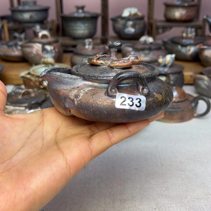 壶裸柴烧陶瓷茶具