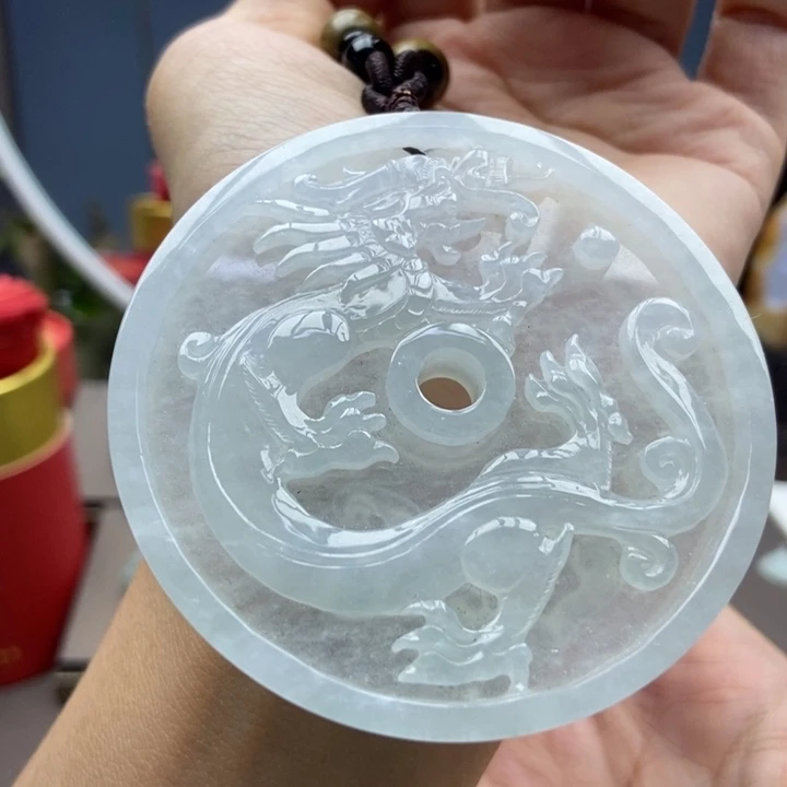 翡翠未镶嵌颈饰吊坠54