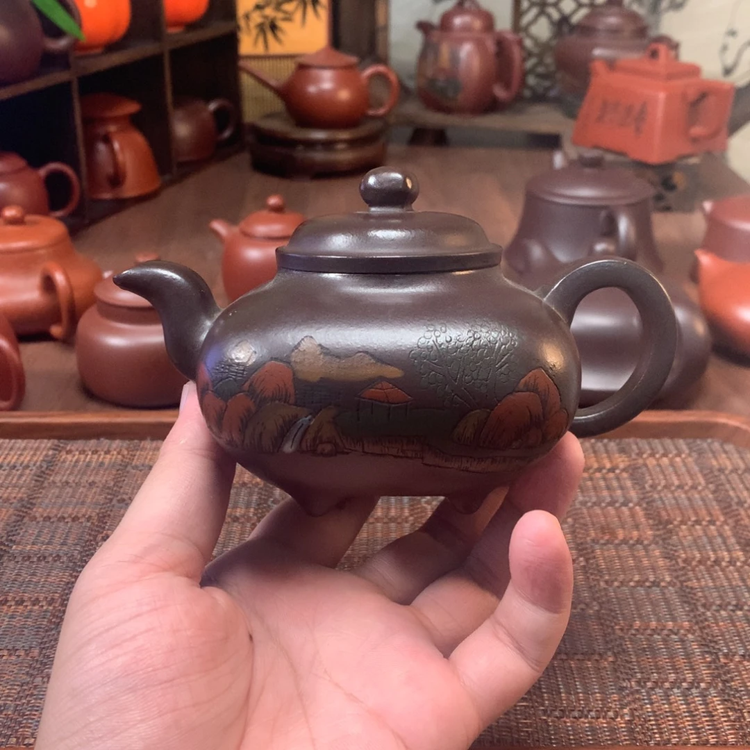 茶壶紫砂250cc。