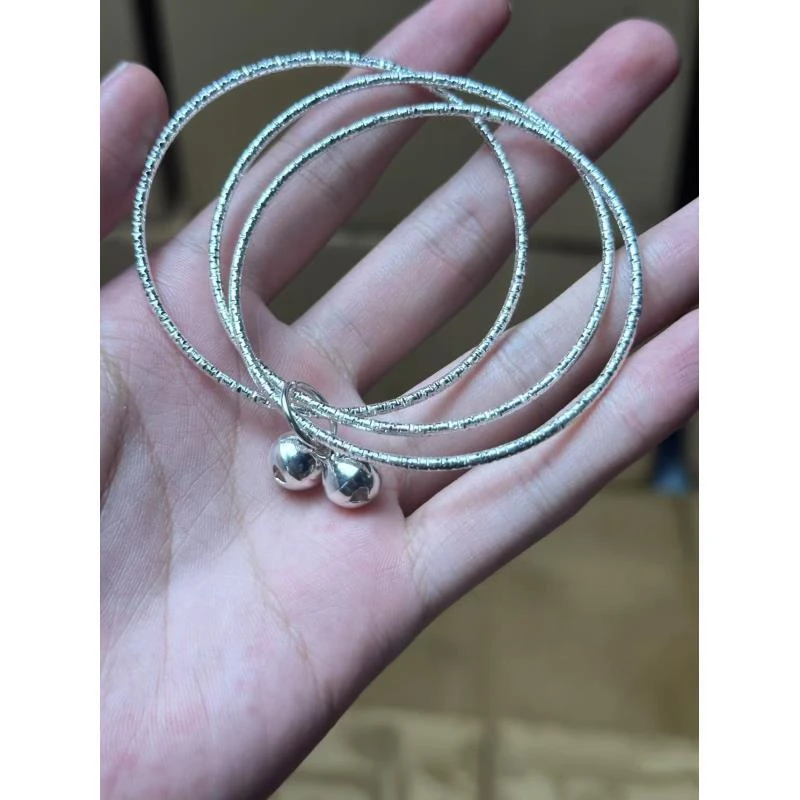 【万川】甄选精品铃铛三圈手镯JL345