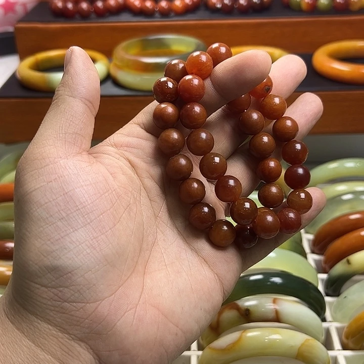 蛇纹石玉合金手镯