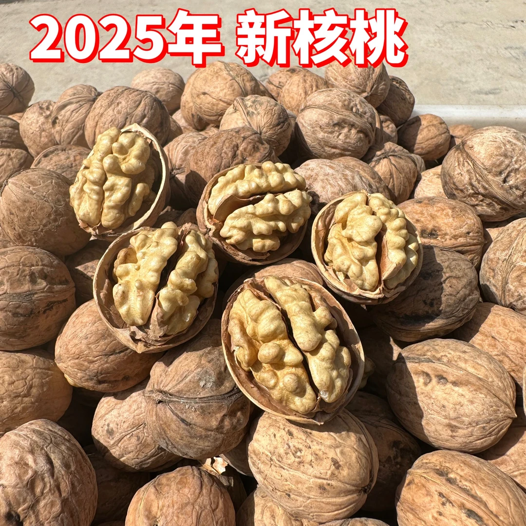 2025年新疆阿克苏185纸皮核桃 未清洗 原生态 孕妇级【新疆直发】