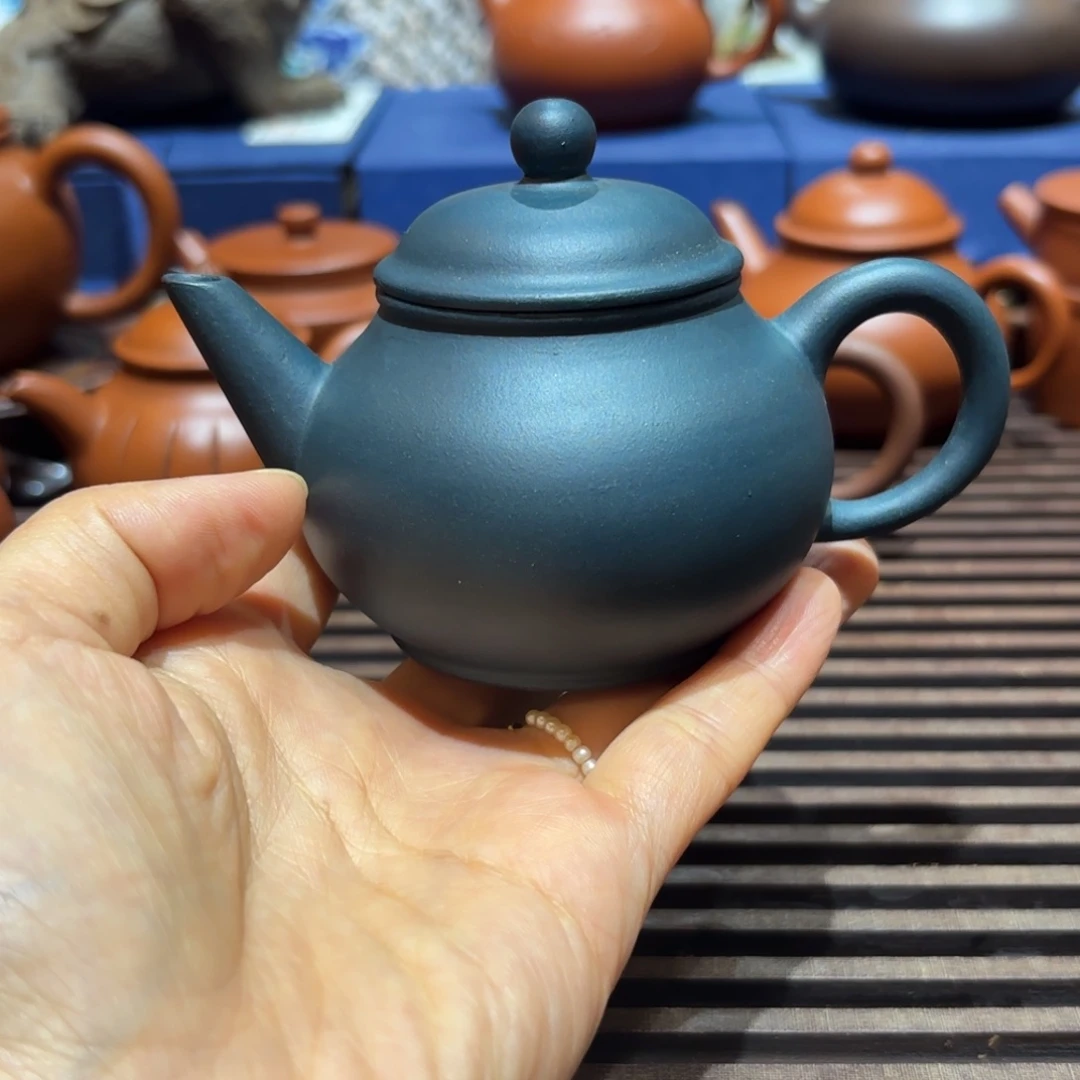 茶壶紫砂紫砂壶九十年代绿泥芭乐105cc