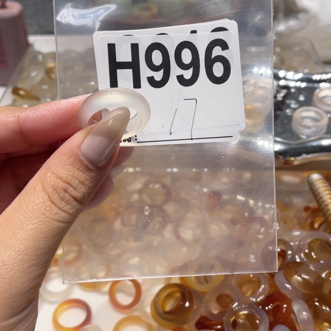 玛瑙/玉髓未镶嵌戒指996