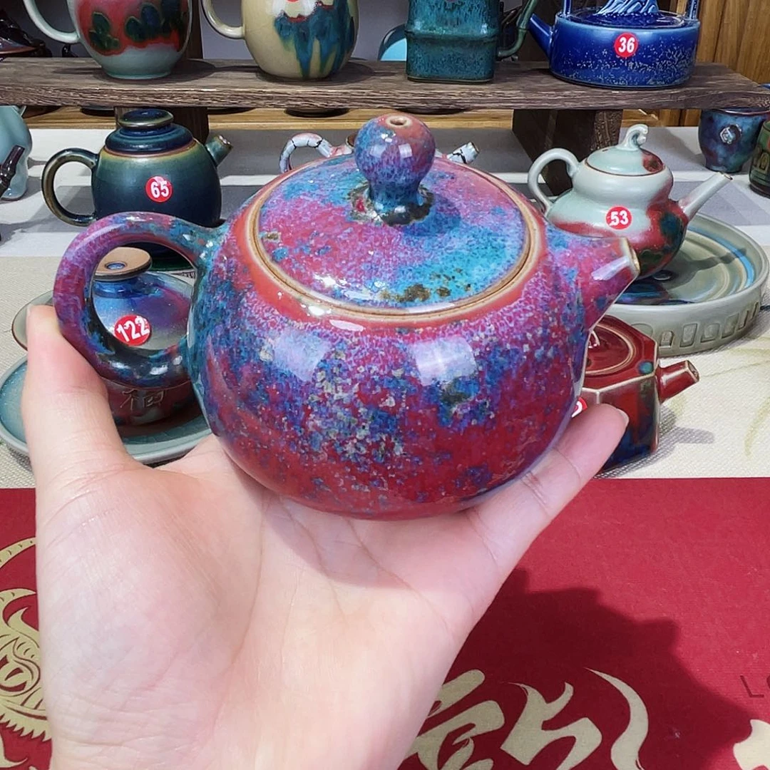 壶禹州钧瓷艺术作品