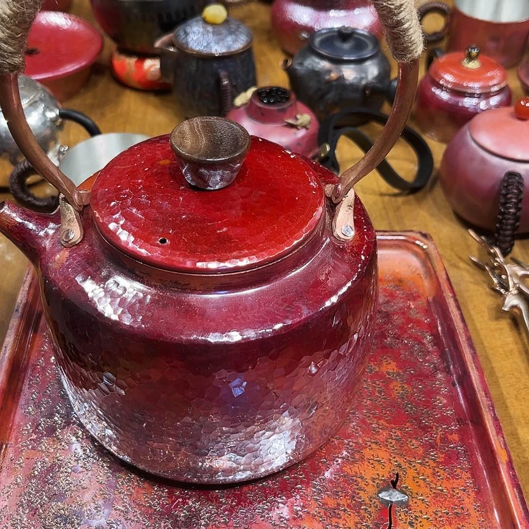 淬火色苏工大壶手工锻打工艺