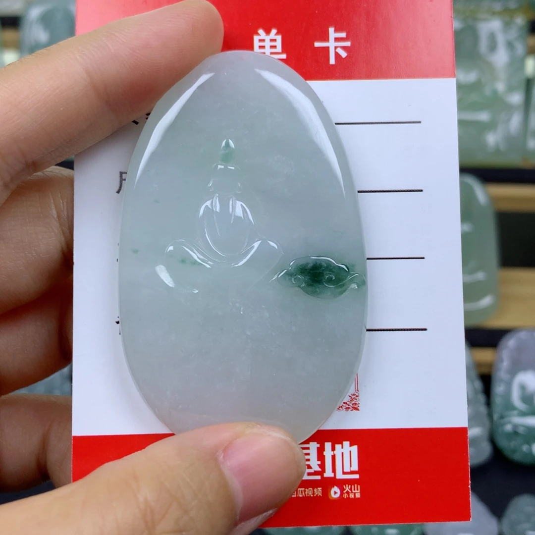 九***慶翡翠未镶嵌颈饰悟道