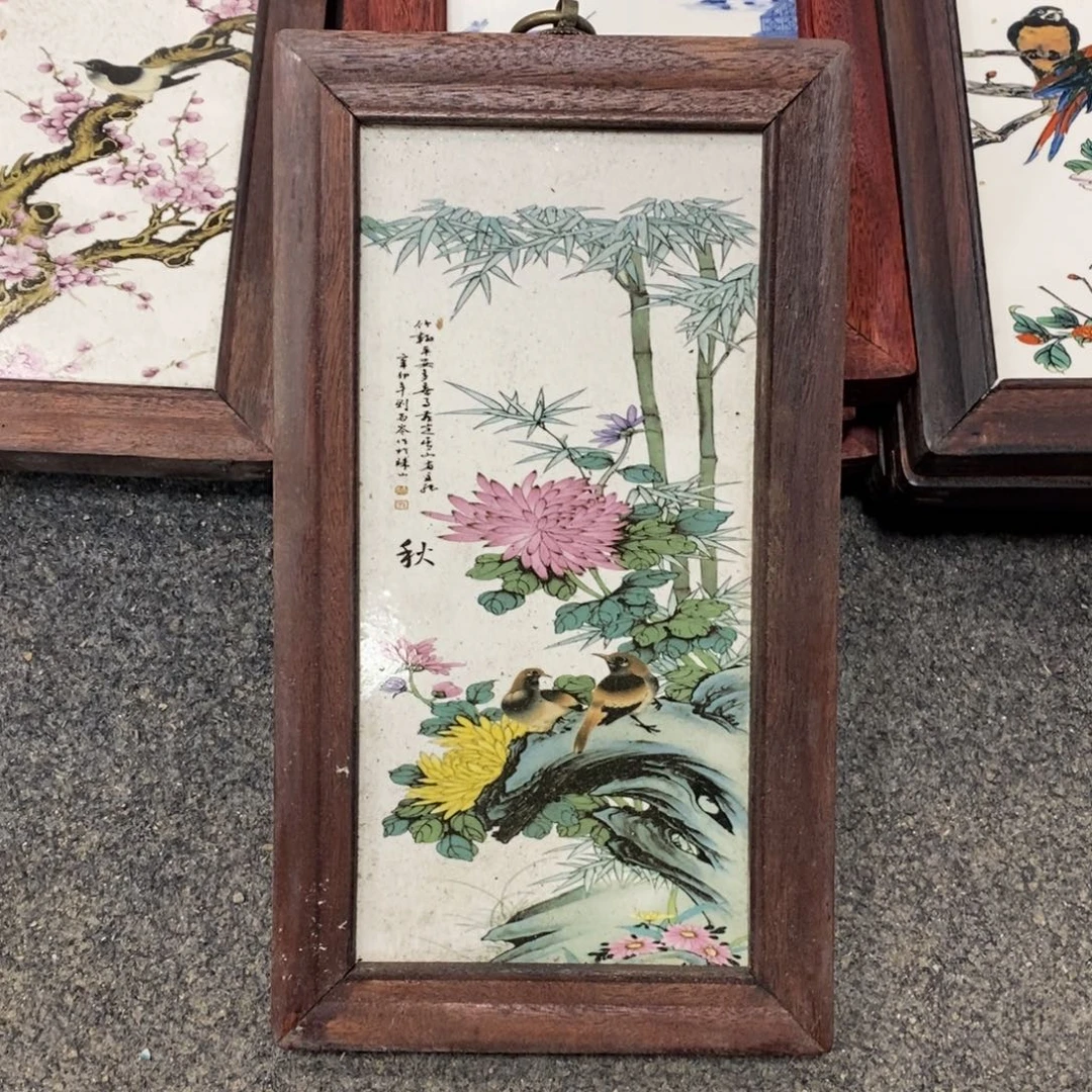 瓷30*16 景德镇瓷板画柴窑烧制
