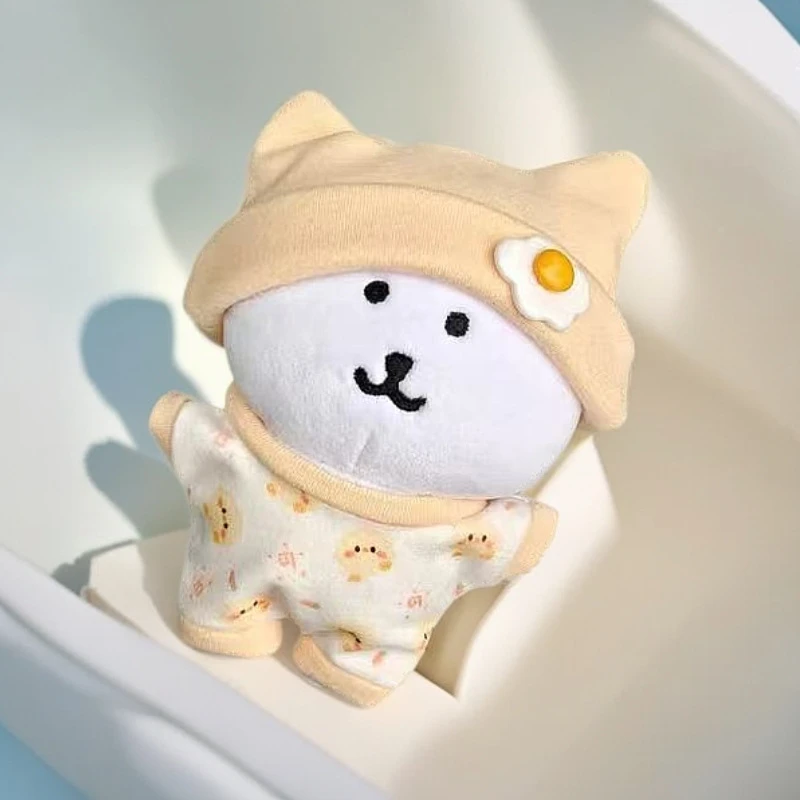 网红13CM自嘲熊毛娃衣公仔可爱大白熊玩偶伊卡系列网红小熊娃衣礼