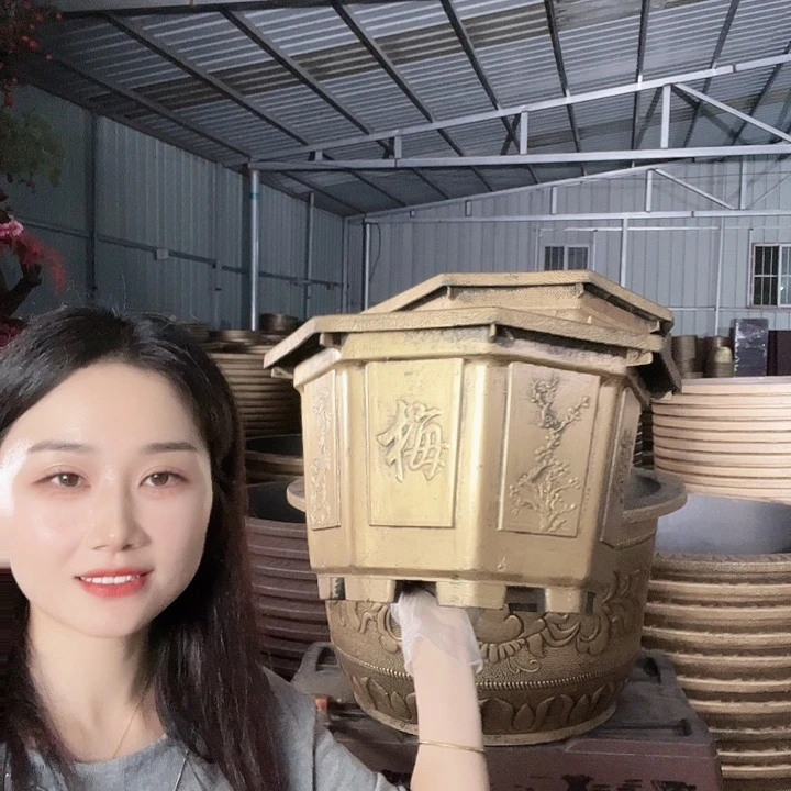 八角40花盆5个有孔
