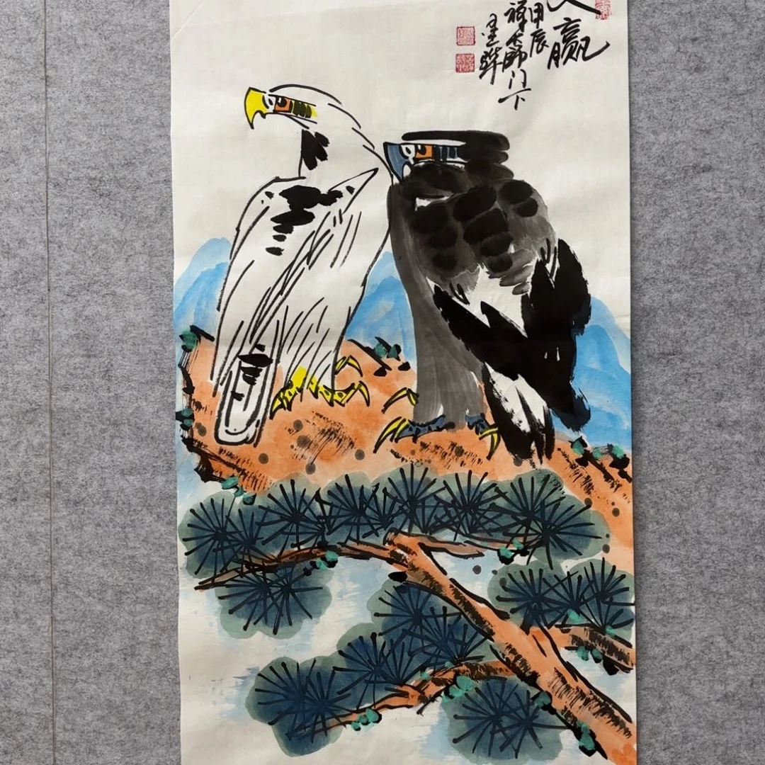 国画花鸟等多种鸟类和鸟类为
