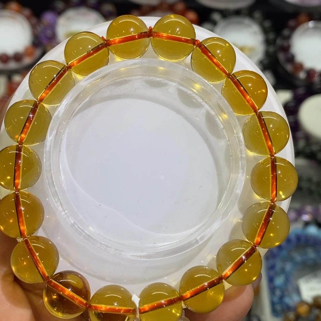 未镶嵌手链水晶巴西暴力黄11➕