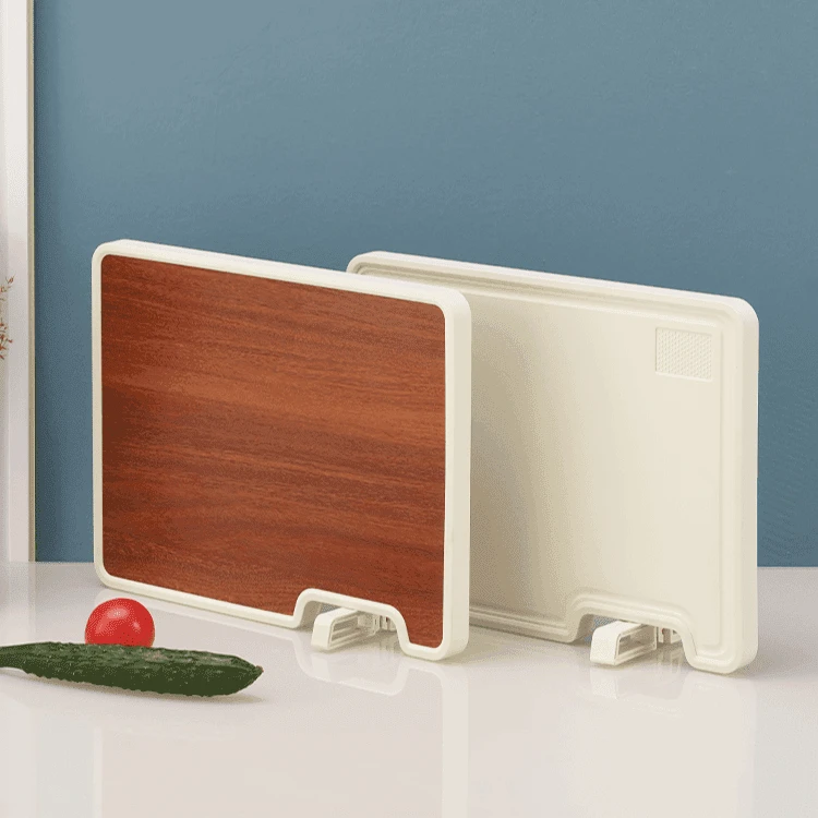 【厨房好物】可立式双面菜板乌檀木防霉多功能菜板二合一带磨刀石kz