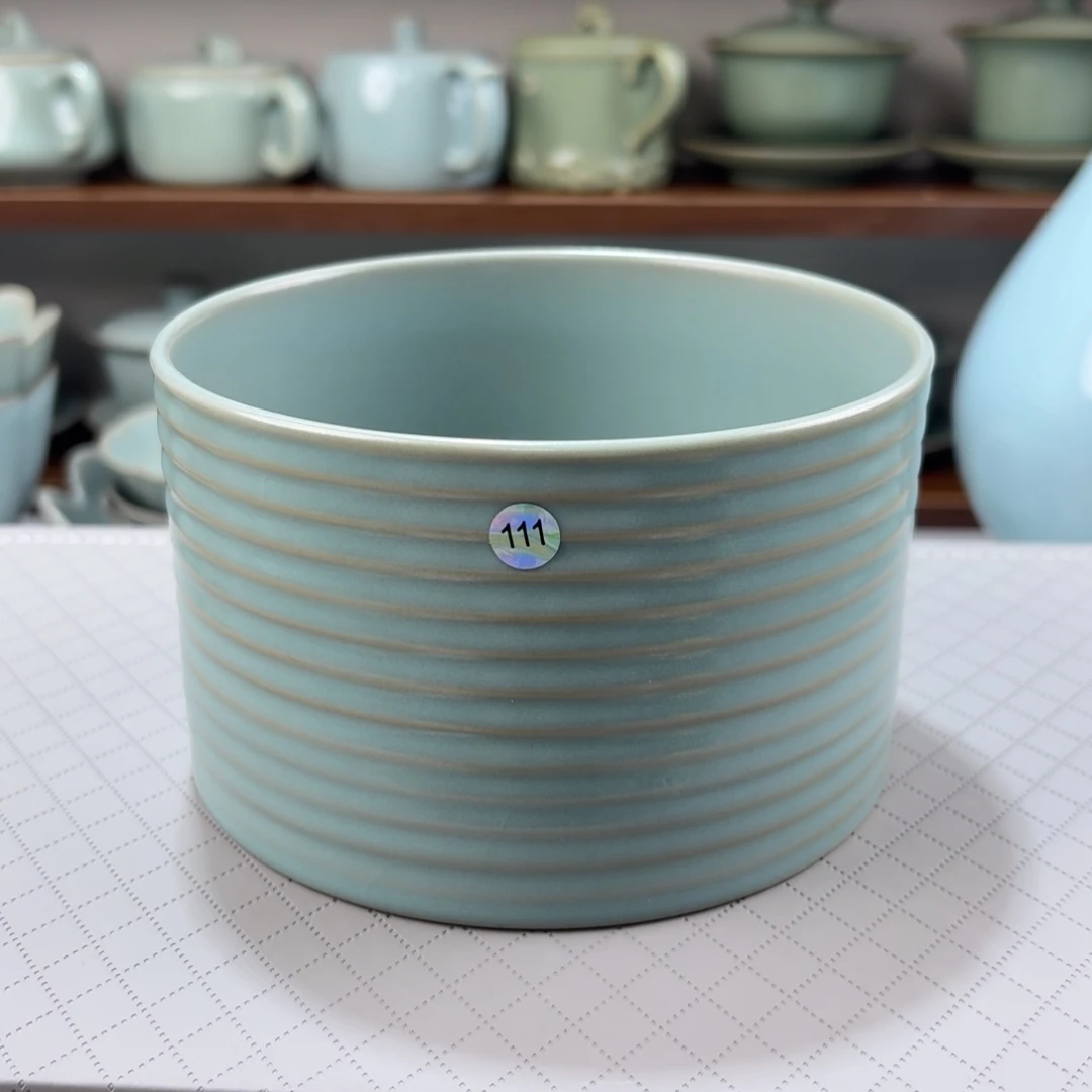 瓷摆件编号111仿古釉水洗