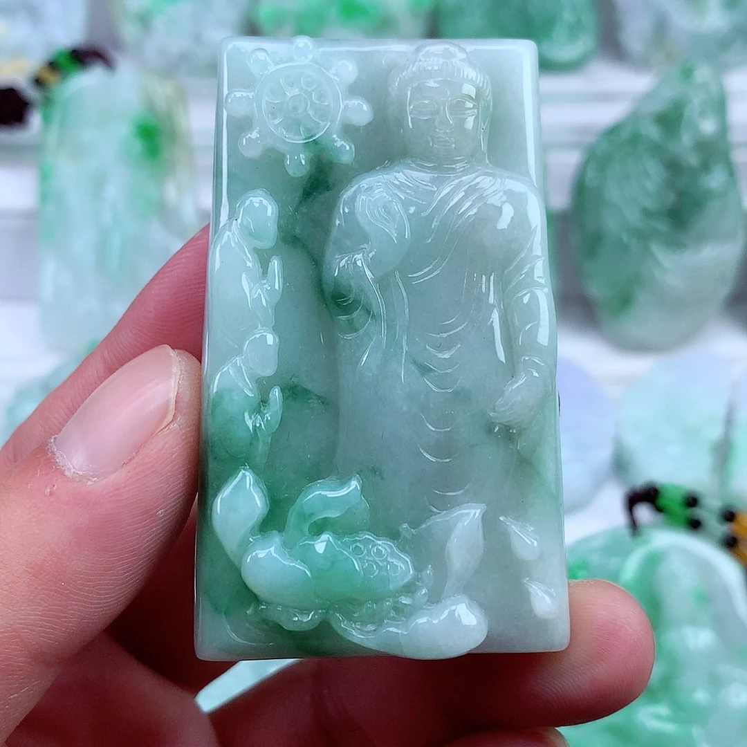 翡翠未镶嵌颈饰翡翠吊坠