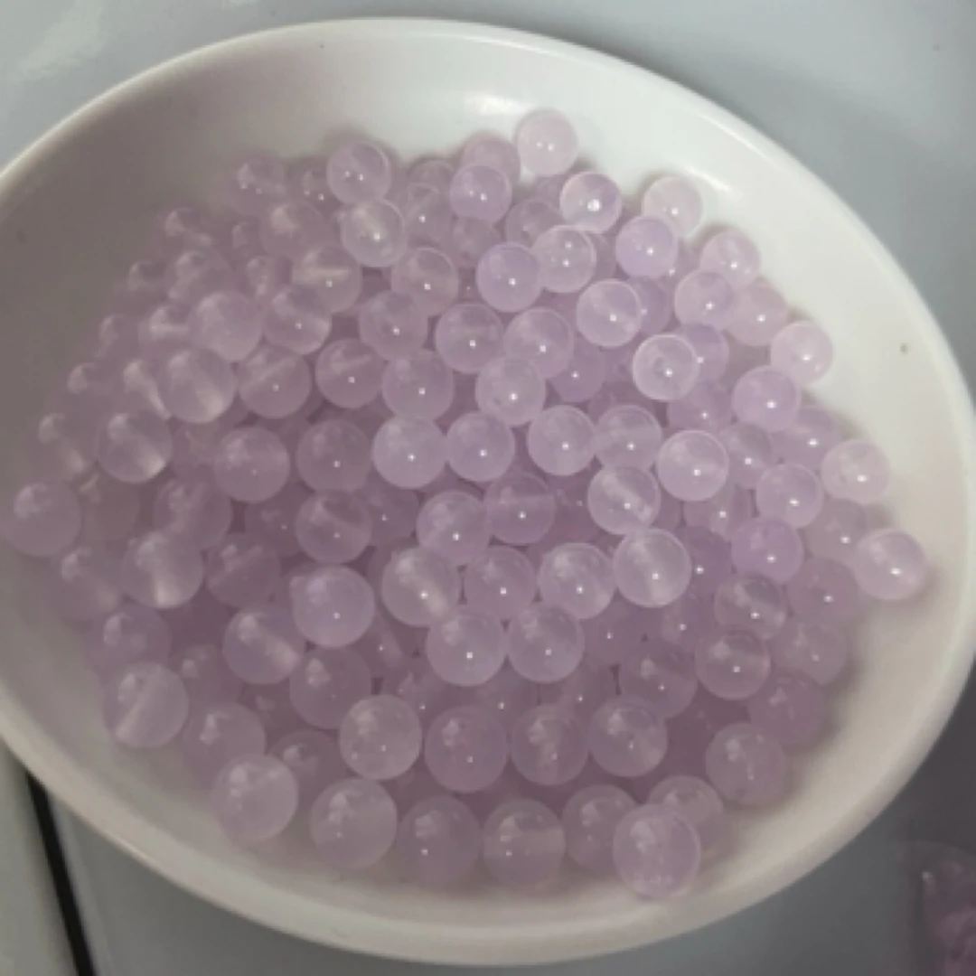 天然珠宝玉石 散珠冰紫罗兰Y1807   12mm 20颗（赠弹力线）