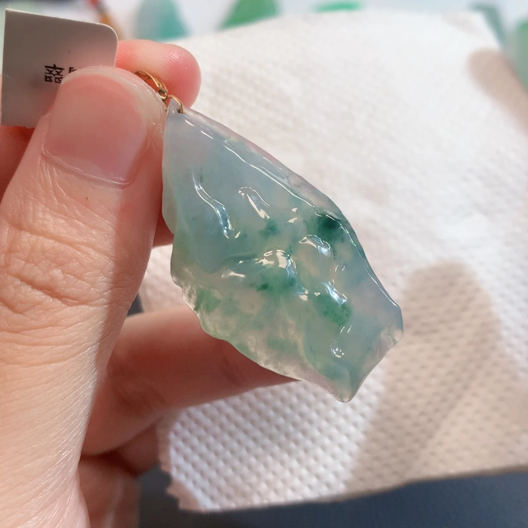 翡翠未镶嵌吊坠(不含链)1422