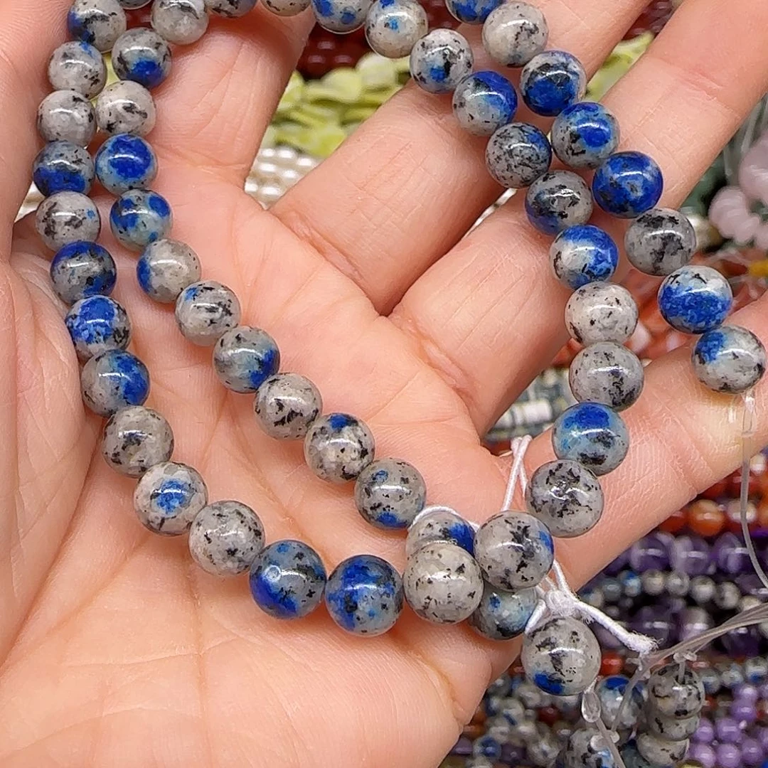 玛瑙/玉髓合金珠宝半成品k2一条6mm