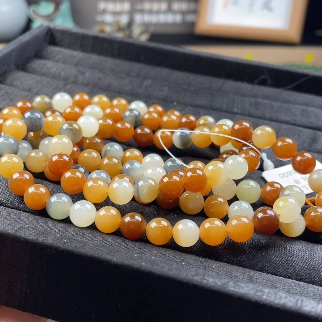 和田玉手串未镶嵌