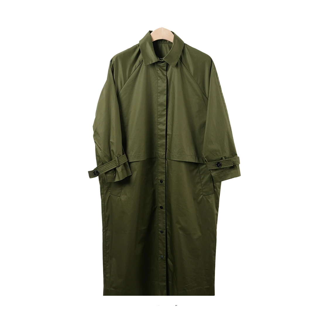 新款气质长款风衣