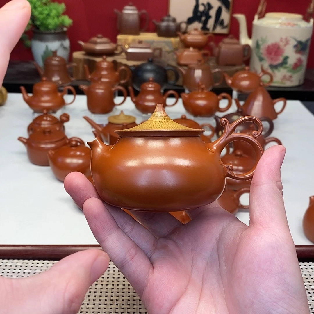 潮***司紫砂茶壶潮州手拉壶手拉壶