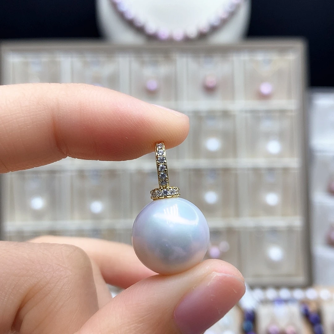 颈饰合金淡水珍珠