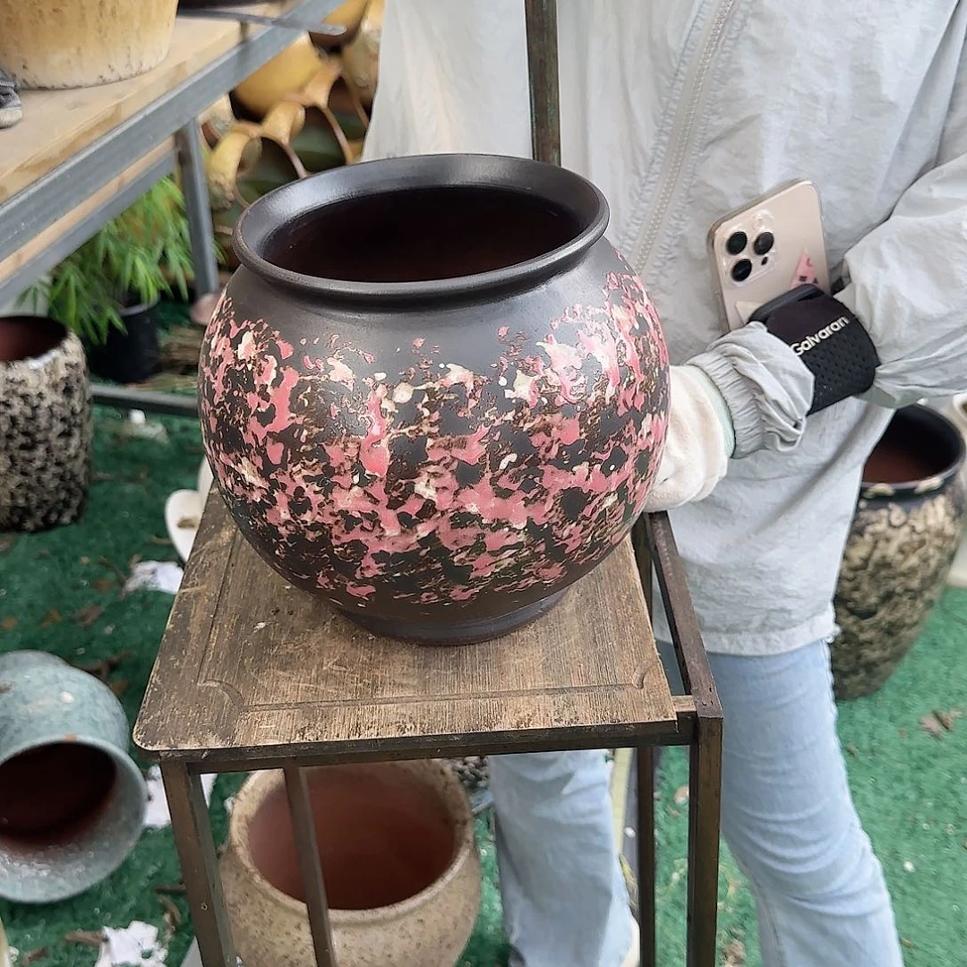 紫砂花盆王嫂花盆0625-735高22口18