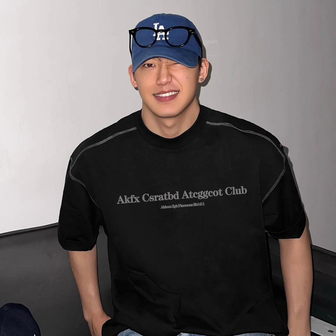 HIP潮牌vintage高街明线短袖t恤男女夏季美式纯棉重磅体恤衫上衣