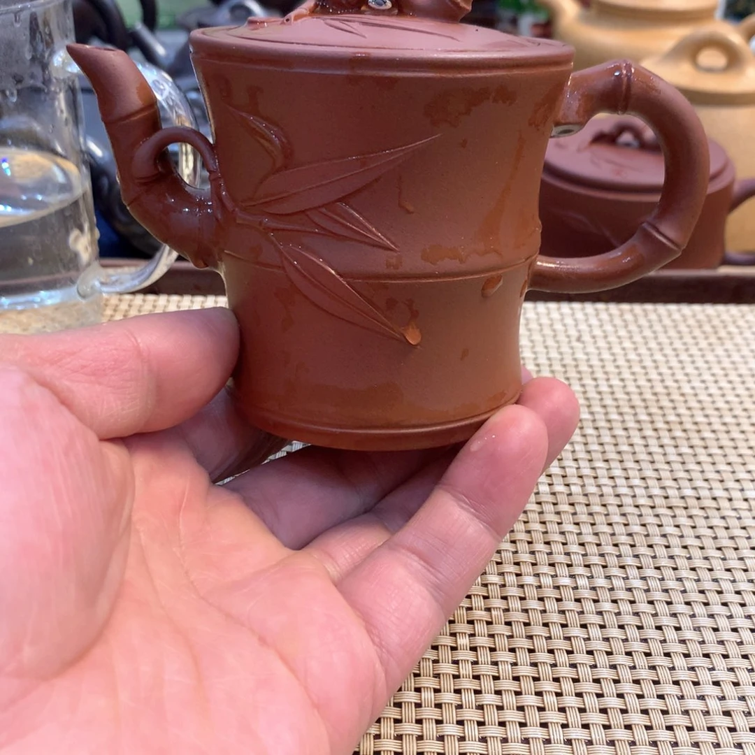 茶壶紫砂宜兴原矿紫砂壶200CC